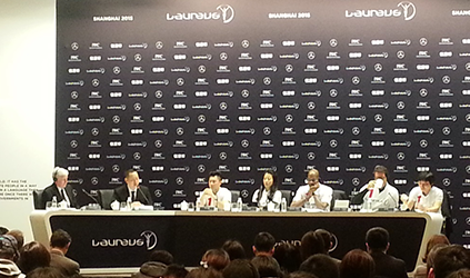 为2015劳伦斯新闻发布会提供同传和设备服务