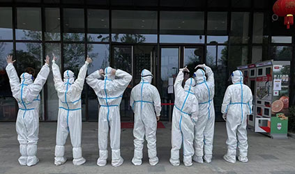 疫情下的志愿者小伙伴